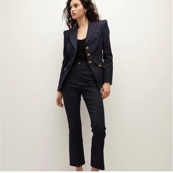 Veronica Beard KIMRA DENIM PANT size 0 NWT $398 - Picture 2 of 10